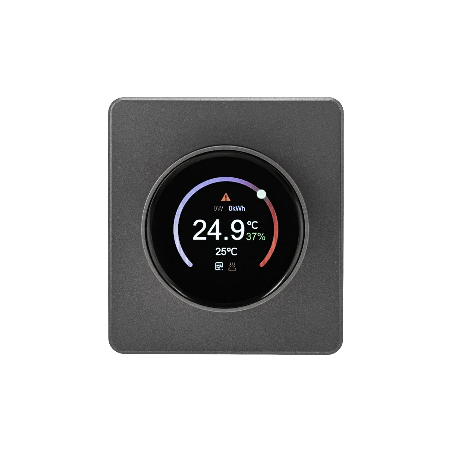 Терморегулятор ROUND Wi-Fi с/у титан KRANZ