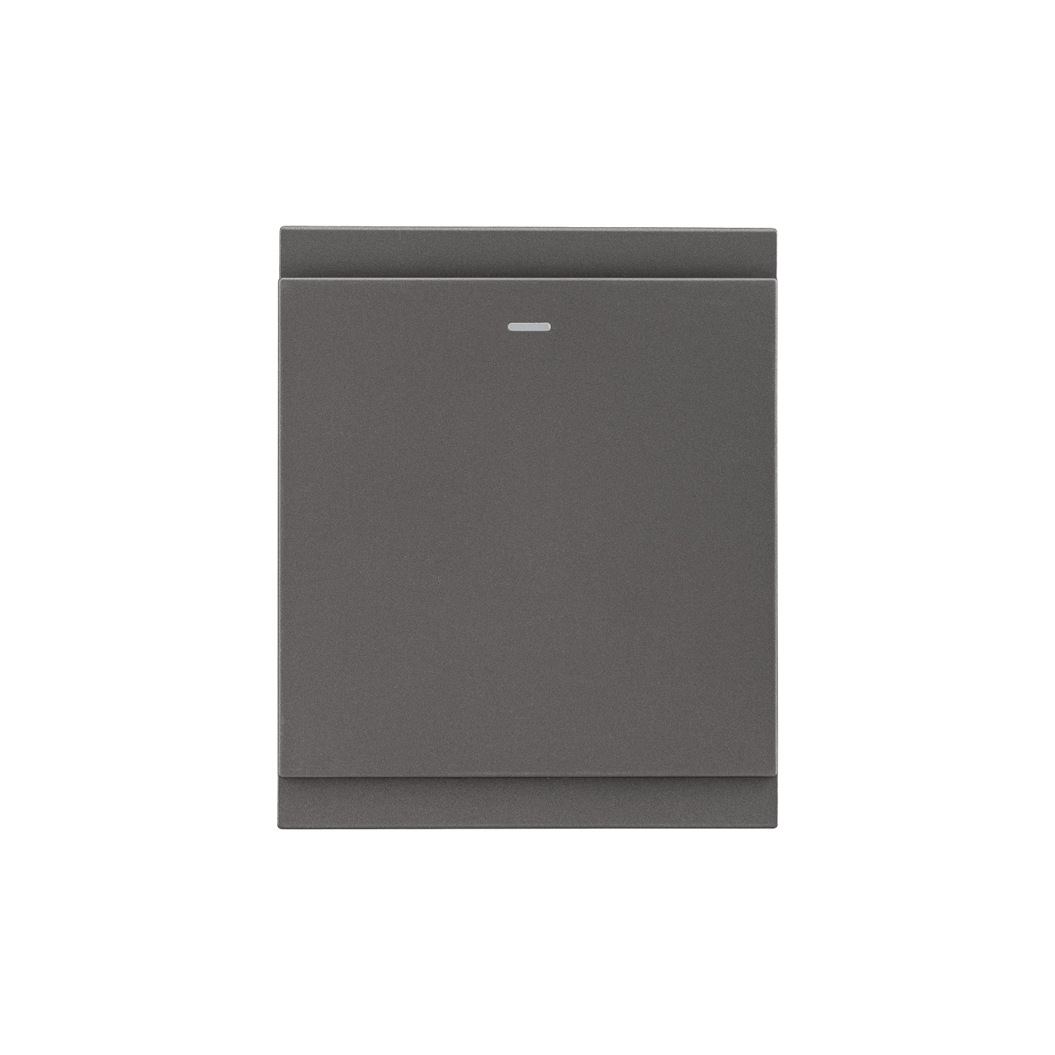 Выключатель с подсветкой 10А, 1 клавиша, графит