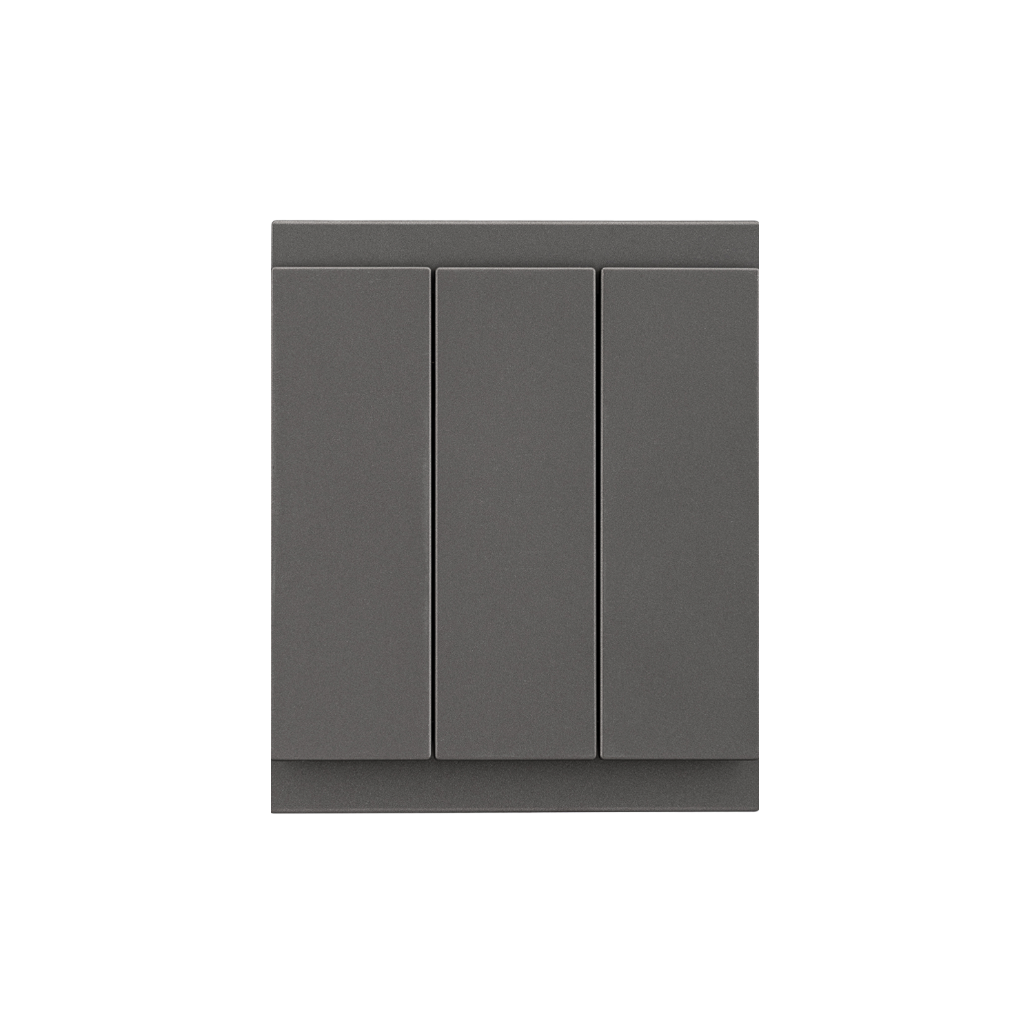 Выключатель 10А, 3 клавиши, графит