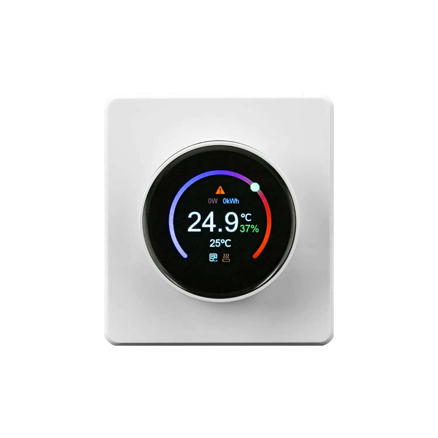 Терморегулятор ROUND Wi-Fi с/у перламутр KRANZ