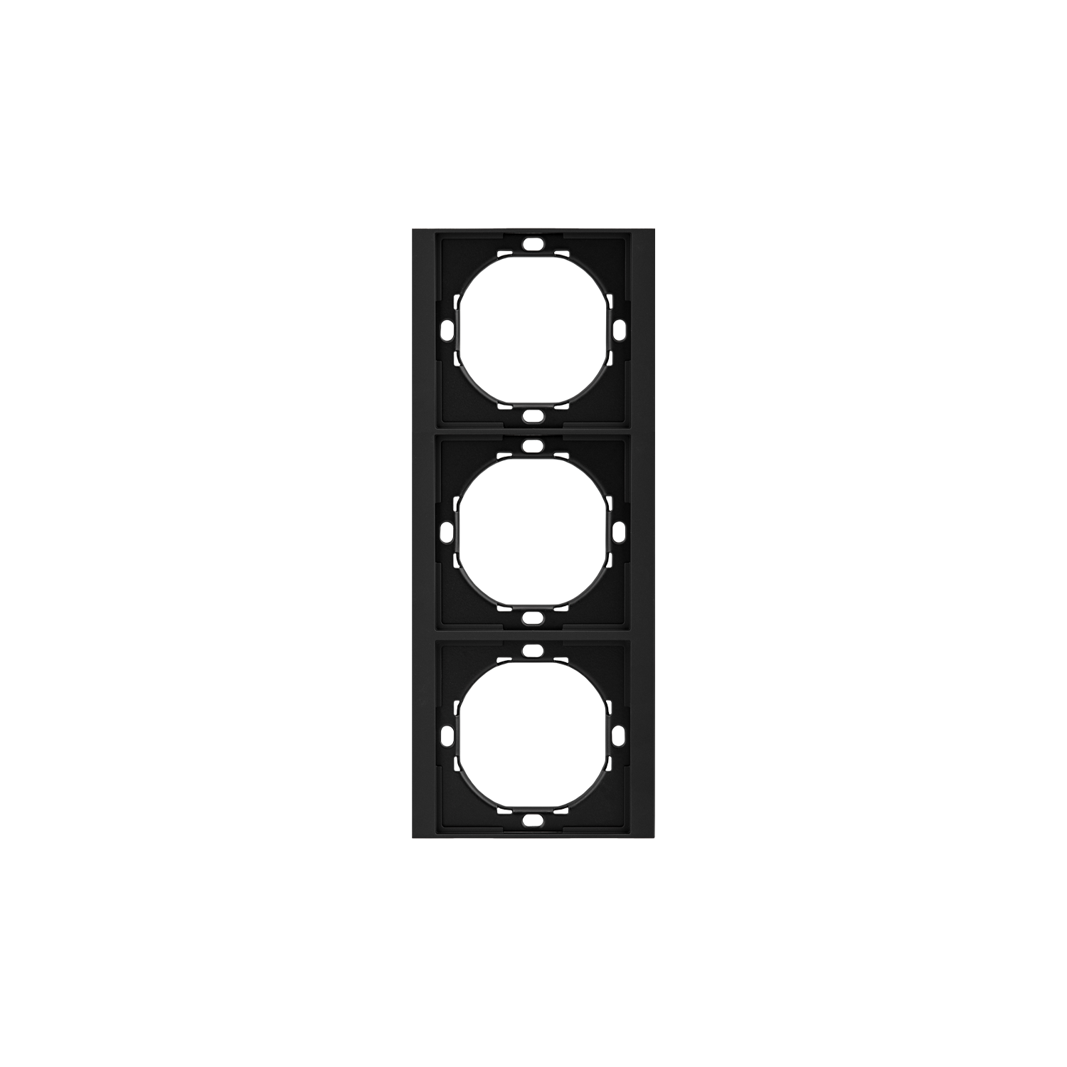 Рамка 3-постовая, антрацит