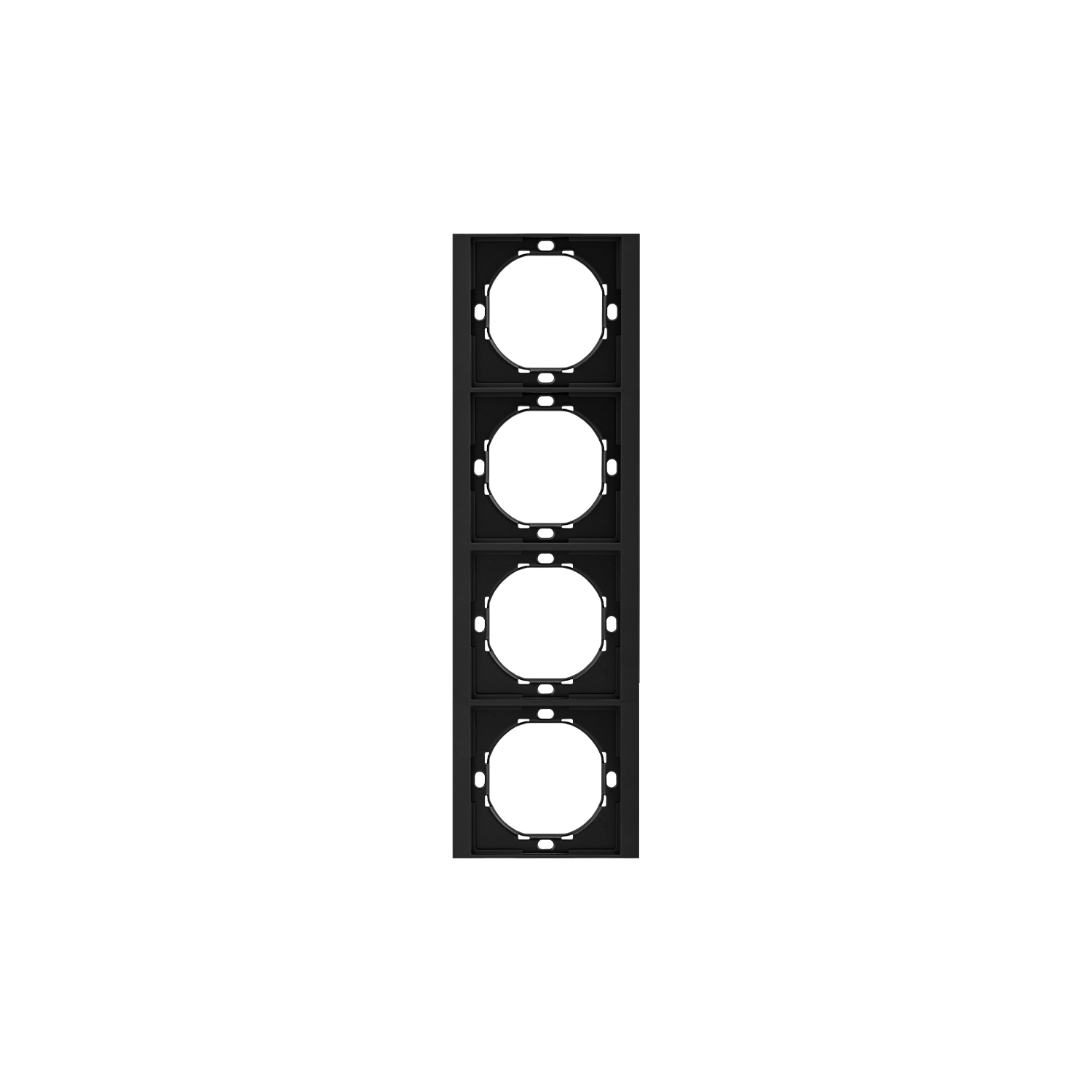 Рамка 4-постовая, антрацит