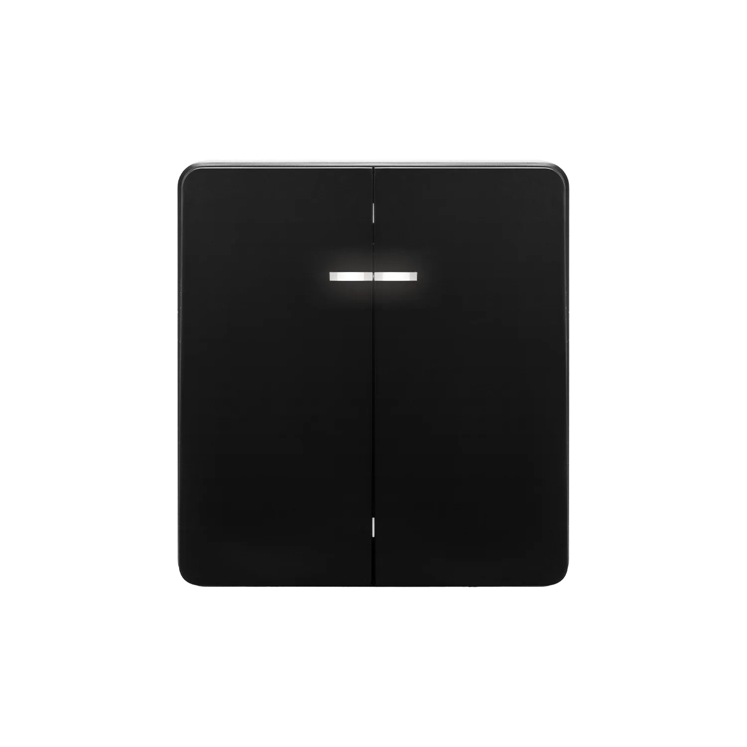 Выключатель ROUND 2 кл с подсветкой 10А с/у оникс KRANZ