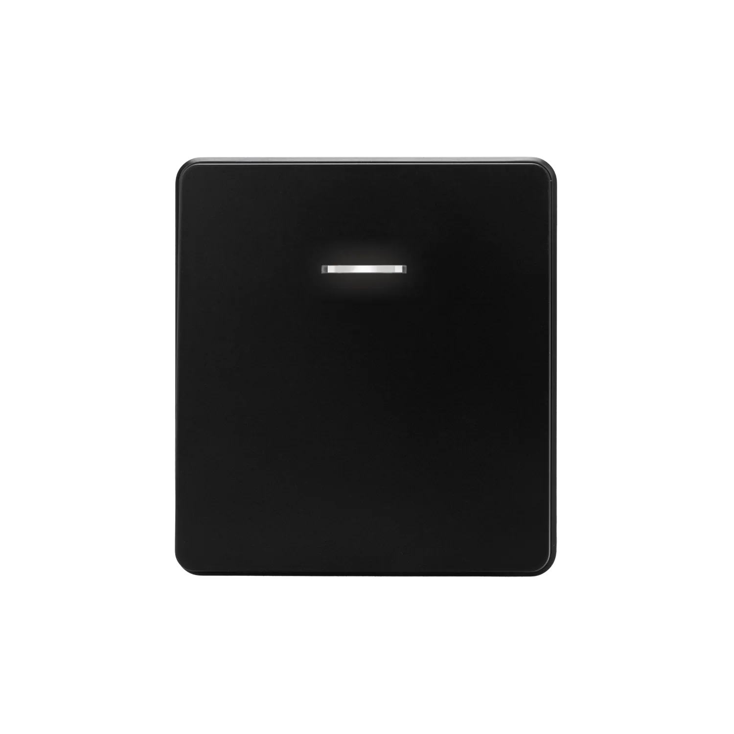 Выключатель ROUND 1 кл перекрестный (переключатель) с подсветкой 10А с/у оникс KRANZ