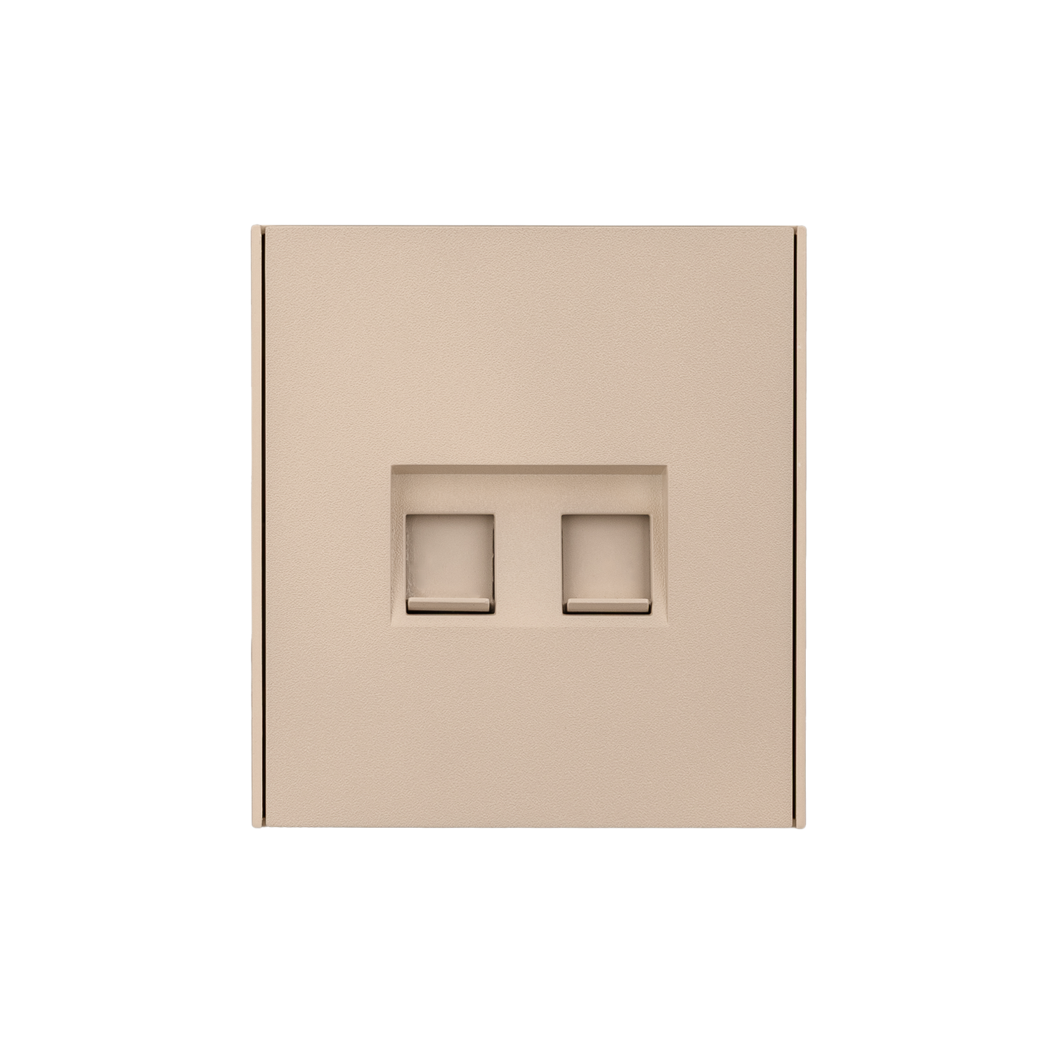 Розетка компьютерная двойная RJ45+RJ45 Категория 6, шелк